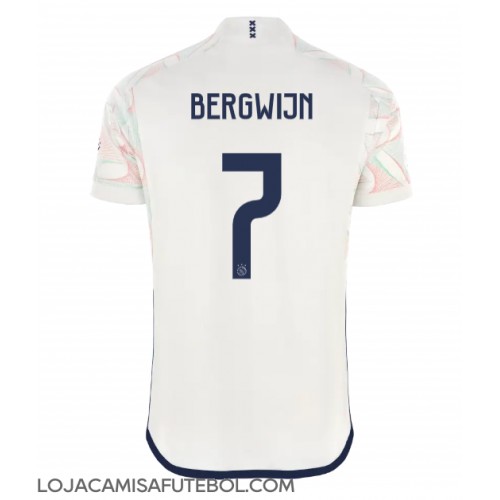 Camisa de Futebol Ajax Steven Bergwijn #7 Equipamento Secundário 2023-24 Manga Curta